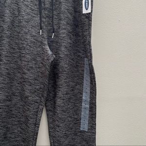 (R) NWT Men’s Heather Grey and Black Joggers Size Large